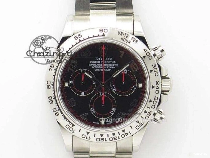 RG Oysterflex Edition 126515 VSF Daytona on 1:1 VS4131 (Weighted) Strap Dial Black V2 Best 0120